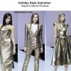 Christmas Dressing Shimmering Gold Outfits