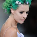 Grecian Hairstyles done up with Floral Accessories SS 2013 Zac Posen