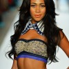 Edgy Collars with swimsuits Maaji show during Mercedes-Benz Fashion Week Swim 2014