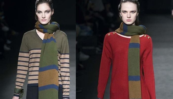 Oversized Knitted Stoles for Fall Winter 2017