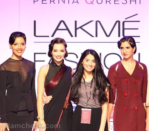 Amy Jackson Pernia Qureshi LFW Winter-Festive 2012