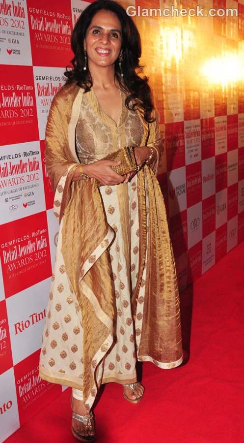 Anita Dongre Graceful at Retail Jeweller India Awards 2012