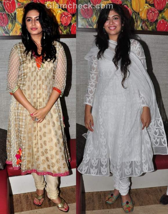 Huma Qureshi and Anurita Jha Gorgeous in Churidars at Iftaar Party
