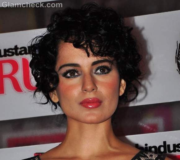 Kangana Ranaut  curly bob hair