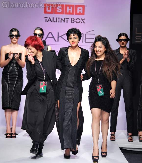 Mandira Bedi Sapna Bhavnani Sukriti Grover LFW Winter-Festive 2012