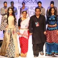 Richa Chadda for Debarun Mukherjee lakme fashion week 2012