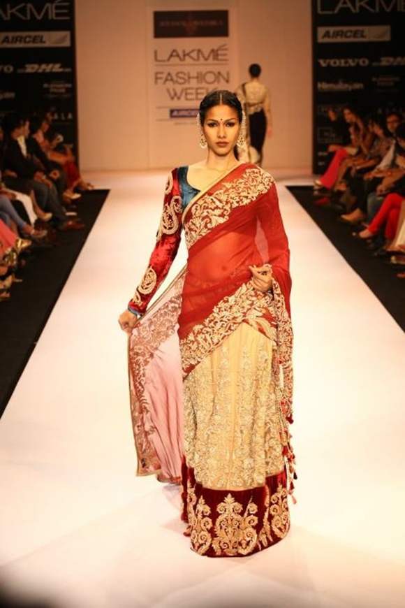 Shyamal Bhumika Shodhan-LFW Winter Festive 2012-5