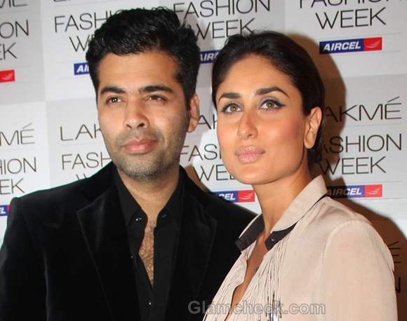 kareena kapoor karan johar lakme fashion week