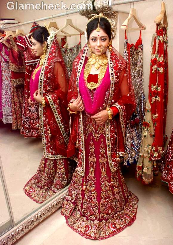 Archana Kocchar bridal dress as Sita in Ramayan