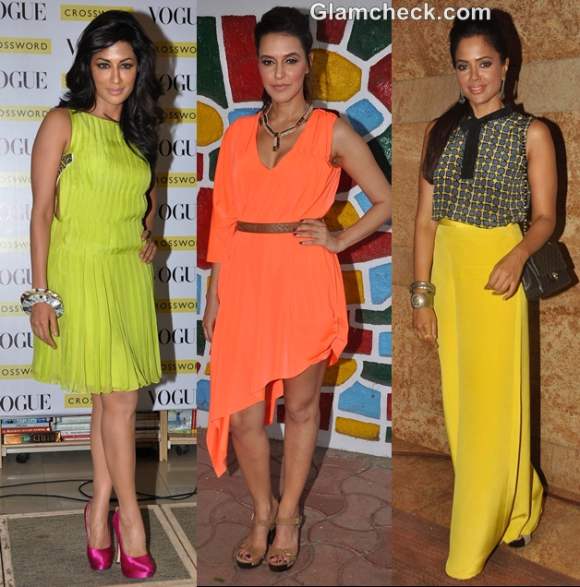 Bollywood Celebs sporting neon fashion trend