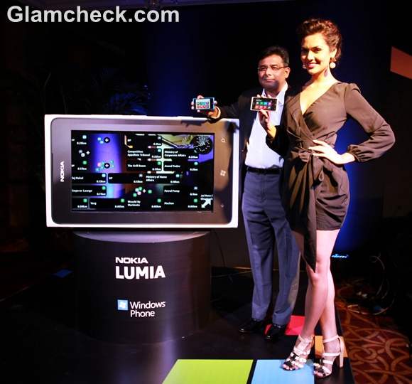 Esha Gupta at the Launch of Nokia Lumia Smartphones