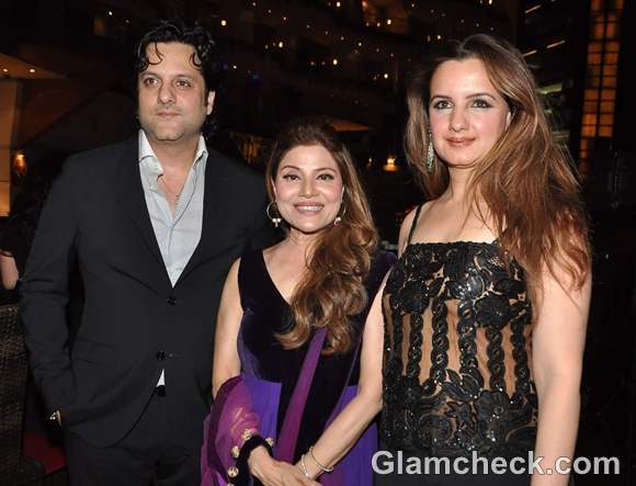 Fardeen Khan with Laila Furniturewala at singer Saapna Mukerjis party