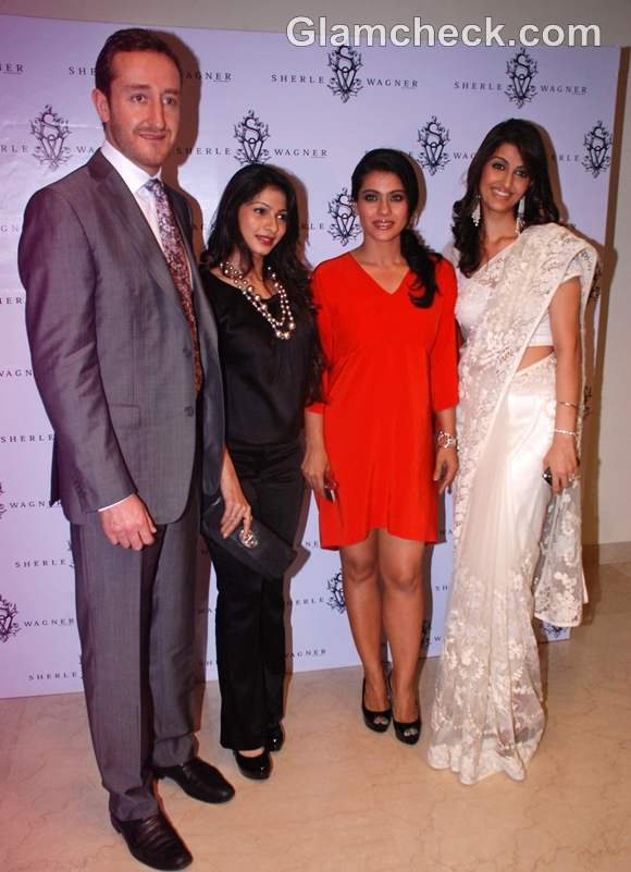 Kajol at launch of Sherle Wagner Store