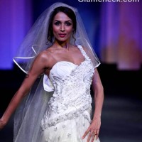 Malaika Arora for mandira wirk Aamby Valley india bridal fashion week 2012