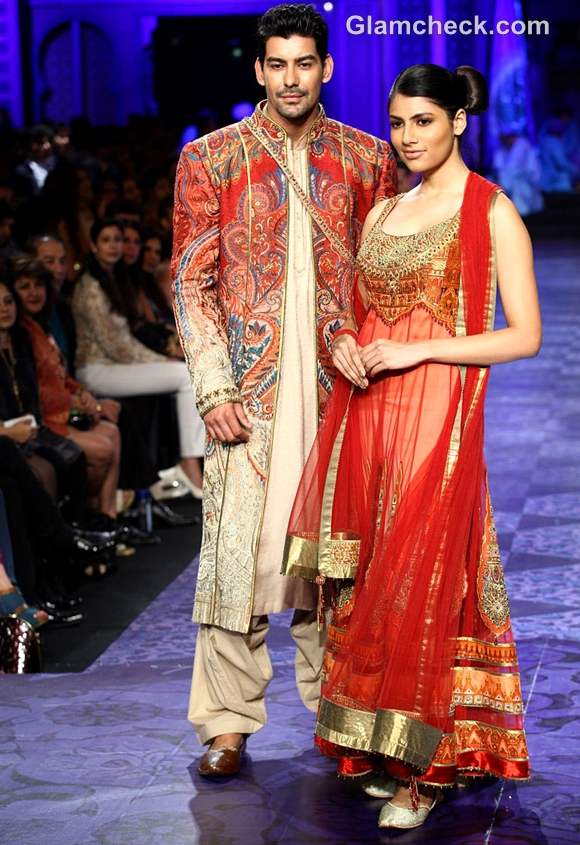 aamby valley india bridal fashion week 2012 JJ Valaya grand finale show-2