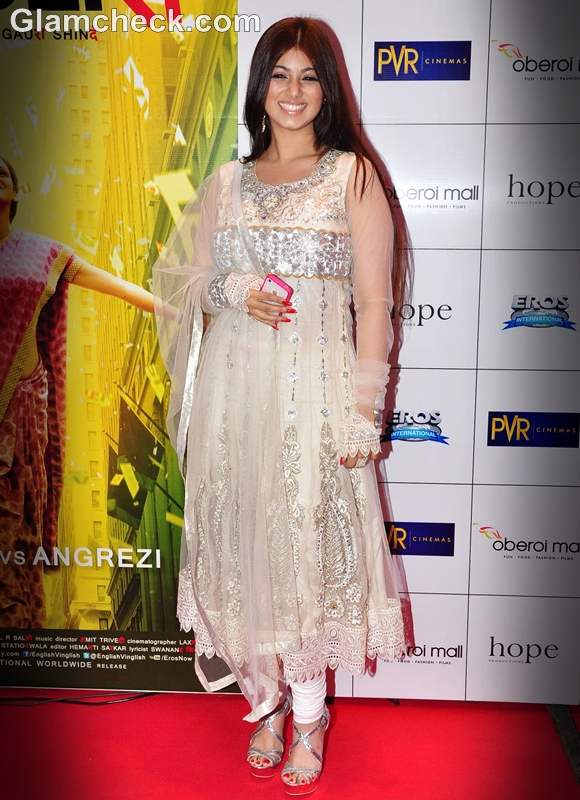 Ayesha Takia 2012 ethnic wear english vinglish premiere