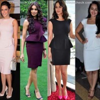 Bollywood celebs Peplum Dress 2012