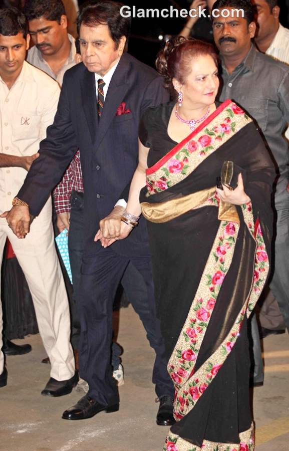 Dilip Kumar Saira Banu bollywood couple amitabh 70 birthday bash