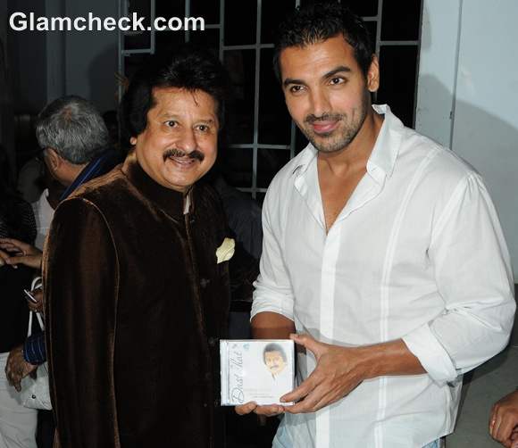 John Abraham Launches Pankaj Udhas Album Dastkhat