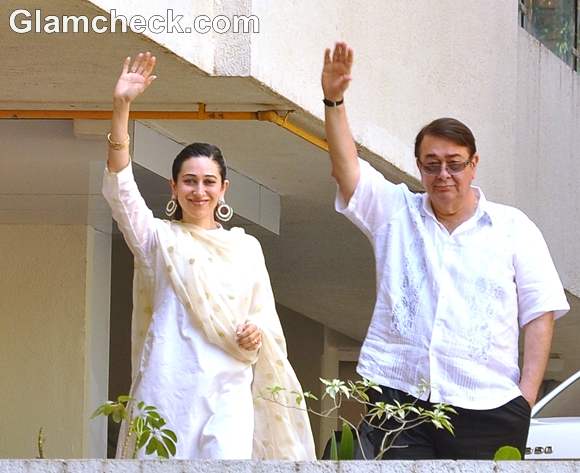 Karisma kapoor at Saif-Kareena Wedding Court Marriage