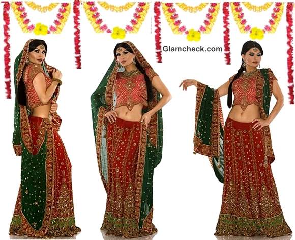 Karva Chauth lehenga drapes tips