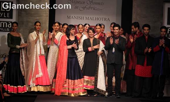 Manish Malhotra Show WIFW S-S 2013 Mijwan collection