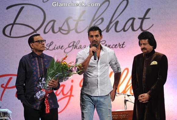 Pankaj Udhas Album Dastkhat launched by John Abraham