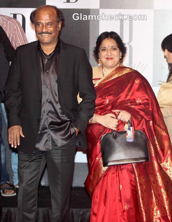 Rajinikanth wife Latha bollywood couple amitabh 70 birthday bash