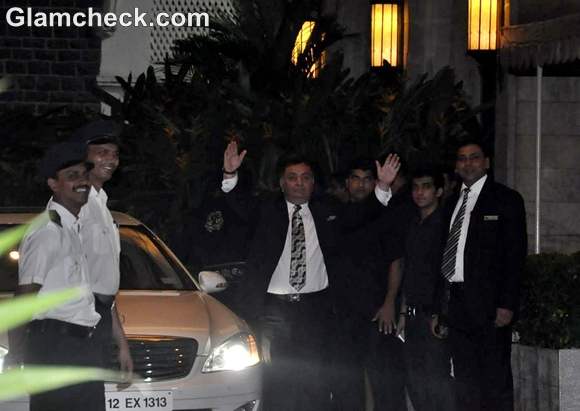 Rishi Kapoor  Saif Kareena Post Wedding Party Taj Mahal Hotel