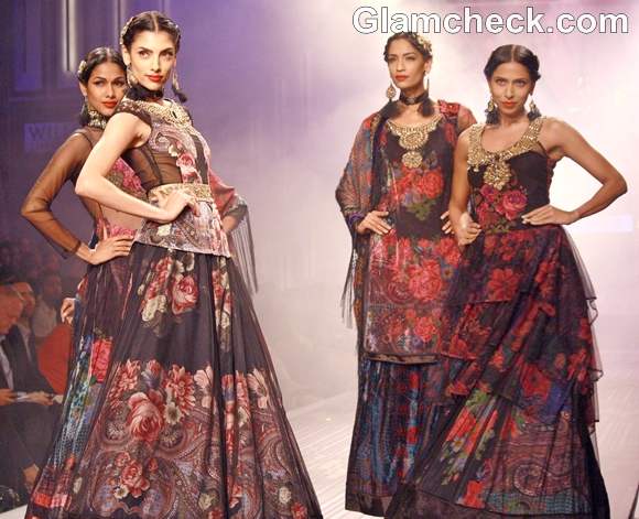 Ritu kumar WIFW S-S 2013-grand finale collection