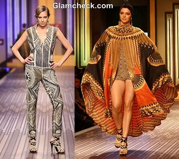 Ritu kumar grand finale WIFW S-S 2013-art deco inspired