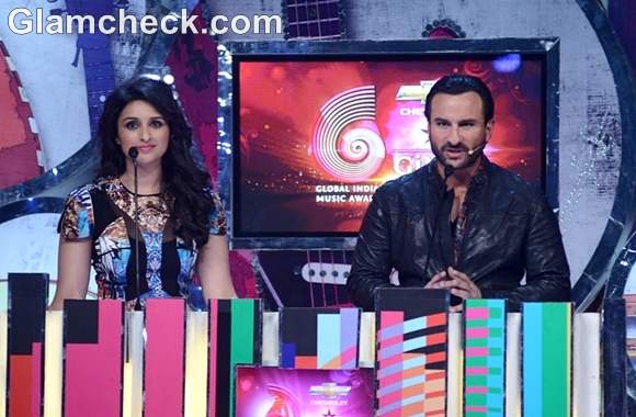 Saif Ali Khan and Parineeti Chopra host GIMA 2012