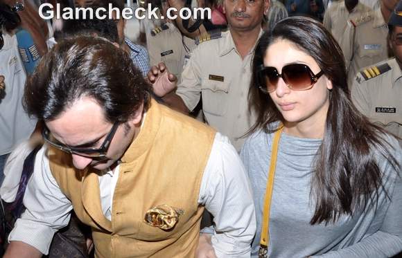 Saif-Kareena Head to Delhi to Prepare for Reception