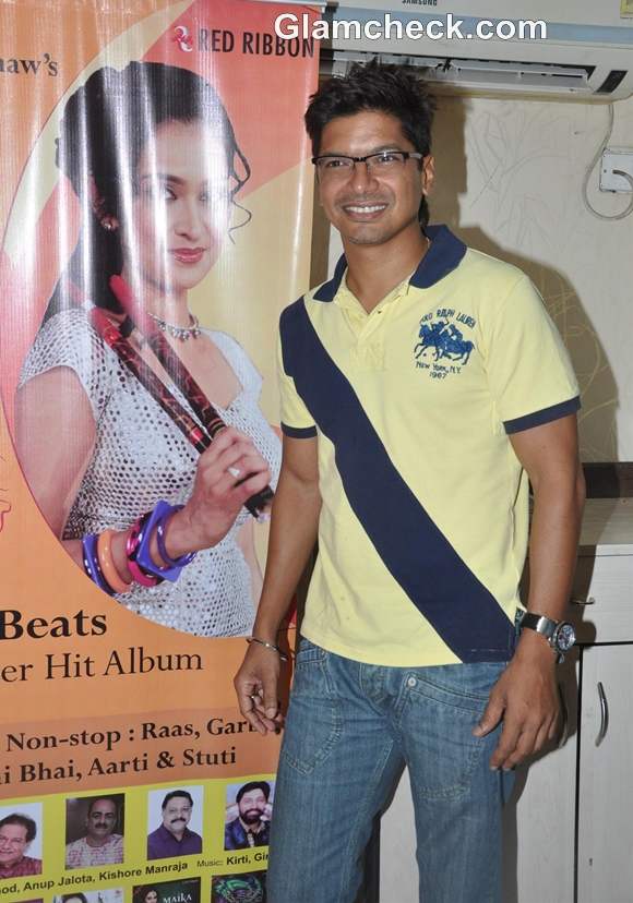 Singer Shaan at the Launch of Garba album Aye Halo