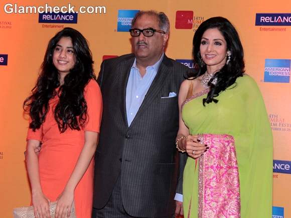 Sridevi Boney Kapoor daughter jhanvi Mumbai Film Festival Opening