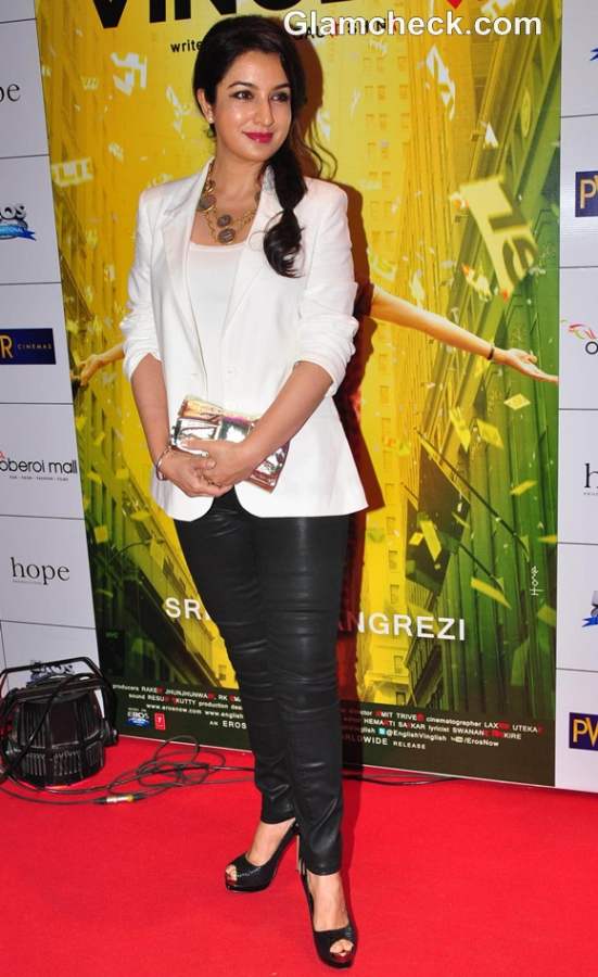 Tisca Chopra casual look Premiere English Vinglish