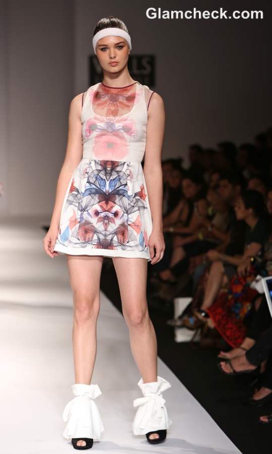 WIFW S-S 2013 Hemant Nandita Digital Floral collection