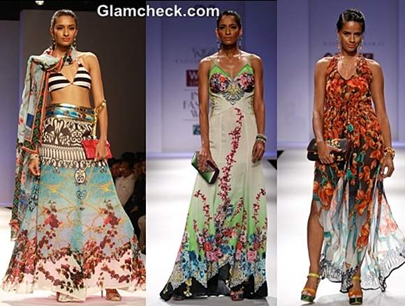 WIFW S-S 2013 Rajdeep Ranawat maxi dresses