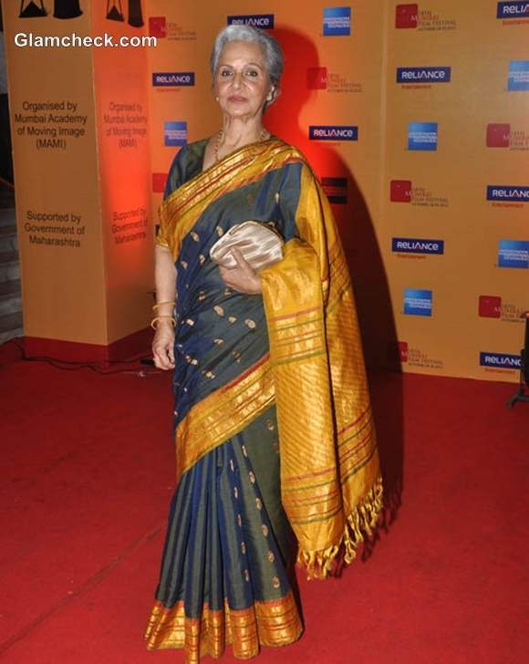 Waheeda Rehman Lifetime Achievement Award  Mumbai Film Festival