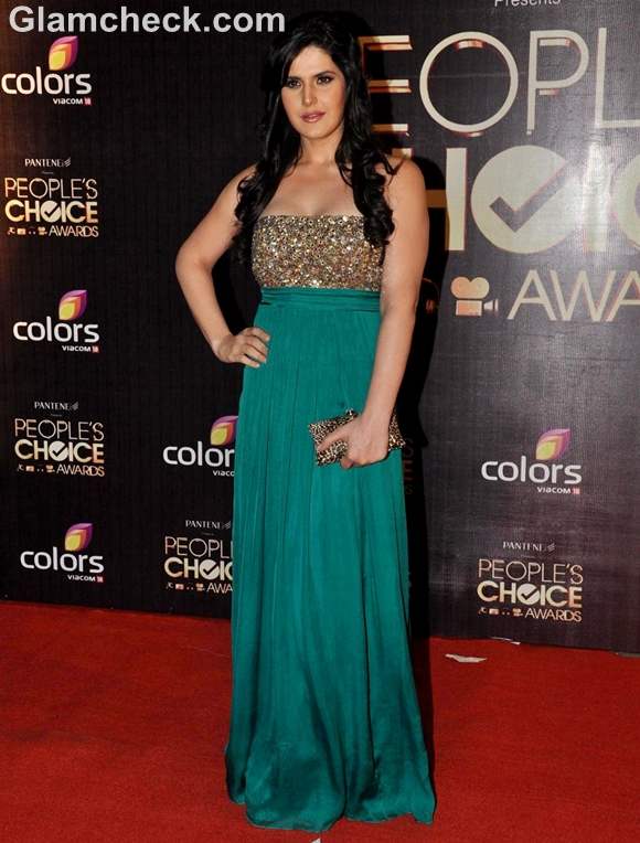 Zarine Khan Peoples Choice Awards 2012