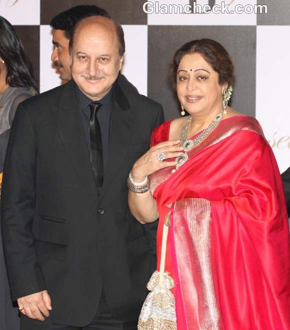 anupam kiron kher bollywood couple amitabh 70 birthday bash