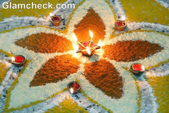 flower rangoli designs floral patterns