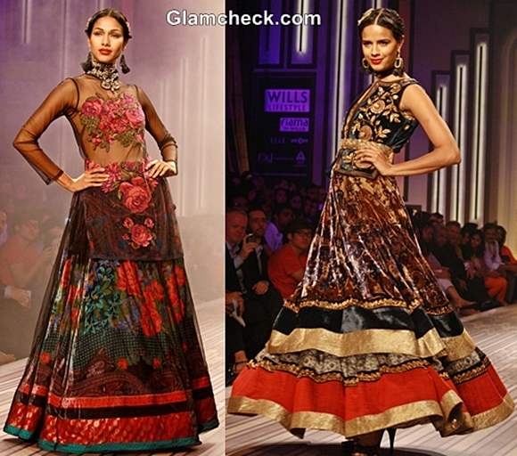 grand finale ritu kumar wilf s-s 2013 lehengas