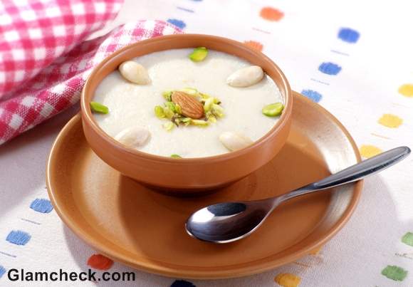 how to serve kheer in sand pot diwali