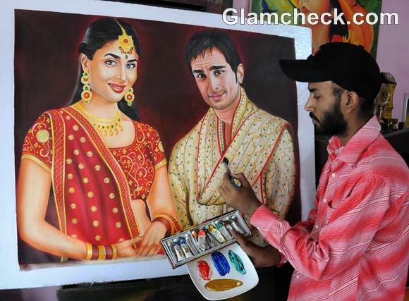 kareena saif court marriage 16 october Artist Rubel Painting