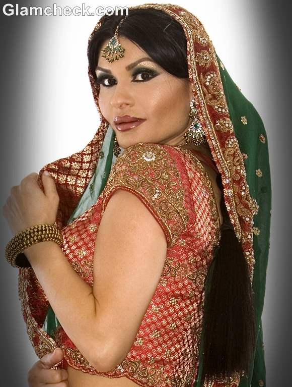 karva chauth braid hairstyle 2012