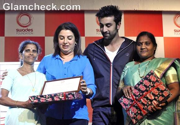 ranbir kapoor farah khan Swades Foundation Logo