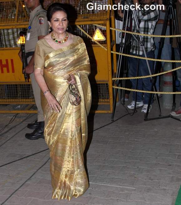 saif-kareena wedding reception party sharmila tagore