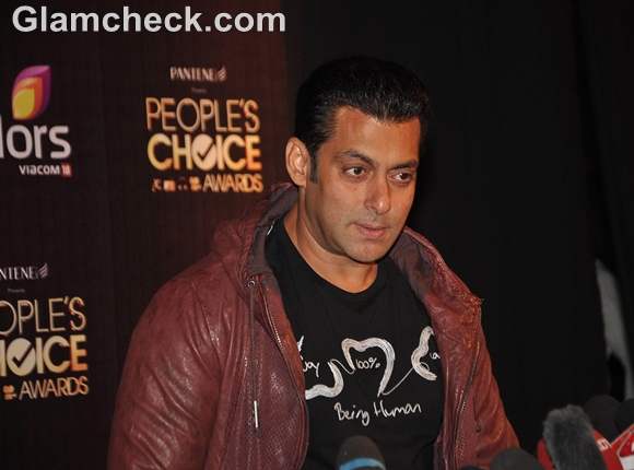 salman Khan at Peoples Choice Awards 2012