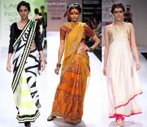 traditional saree for durga puja navratri